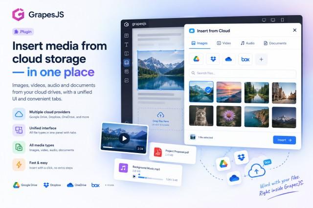 Cloud Assets Manager - Google Drive, OneDrive, DropBox, Box, S3