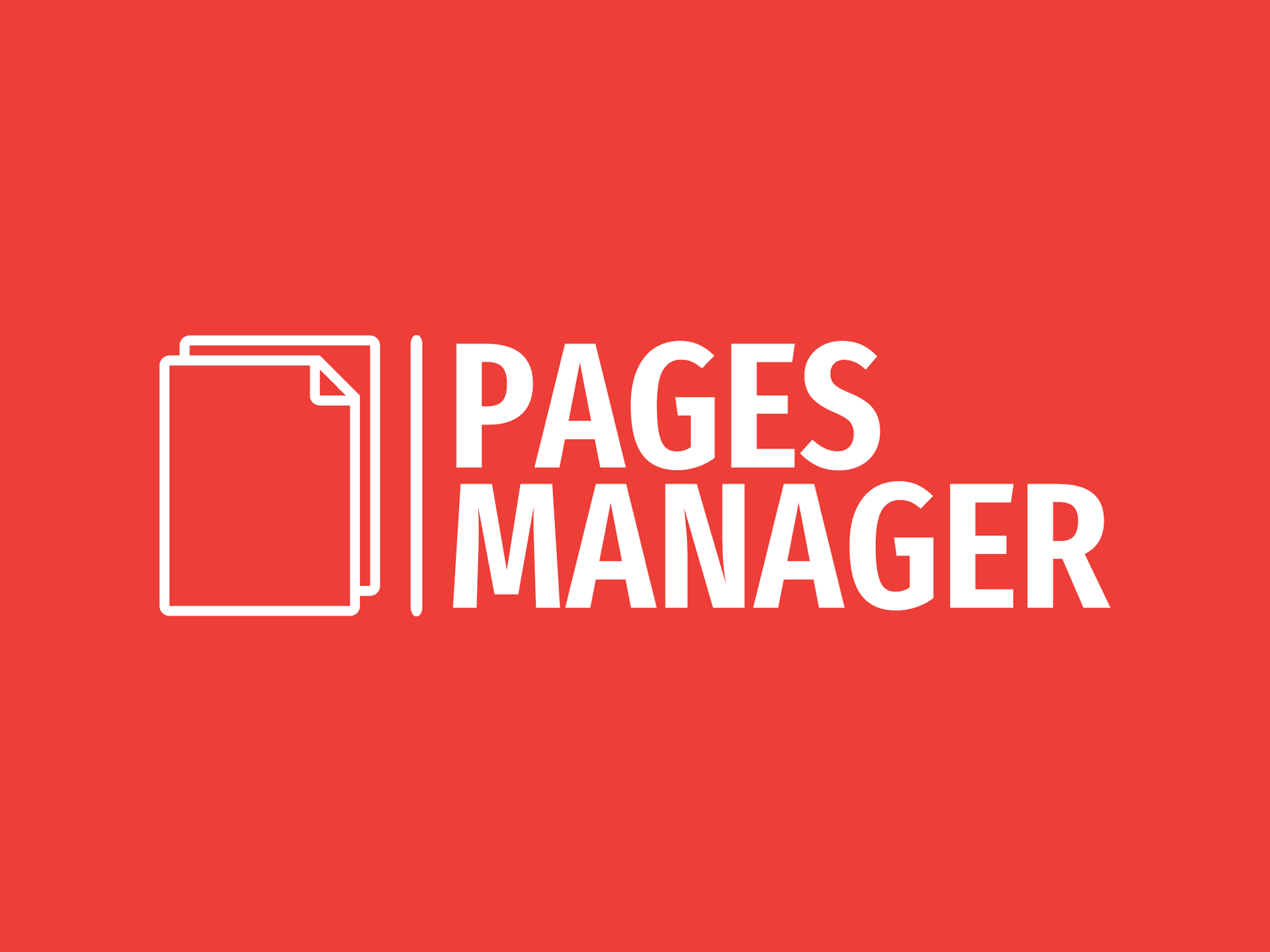 Pages Manager