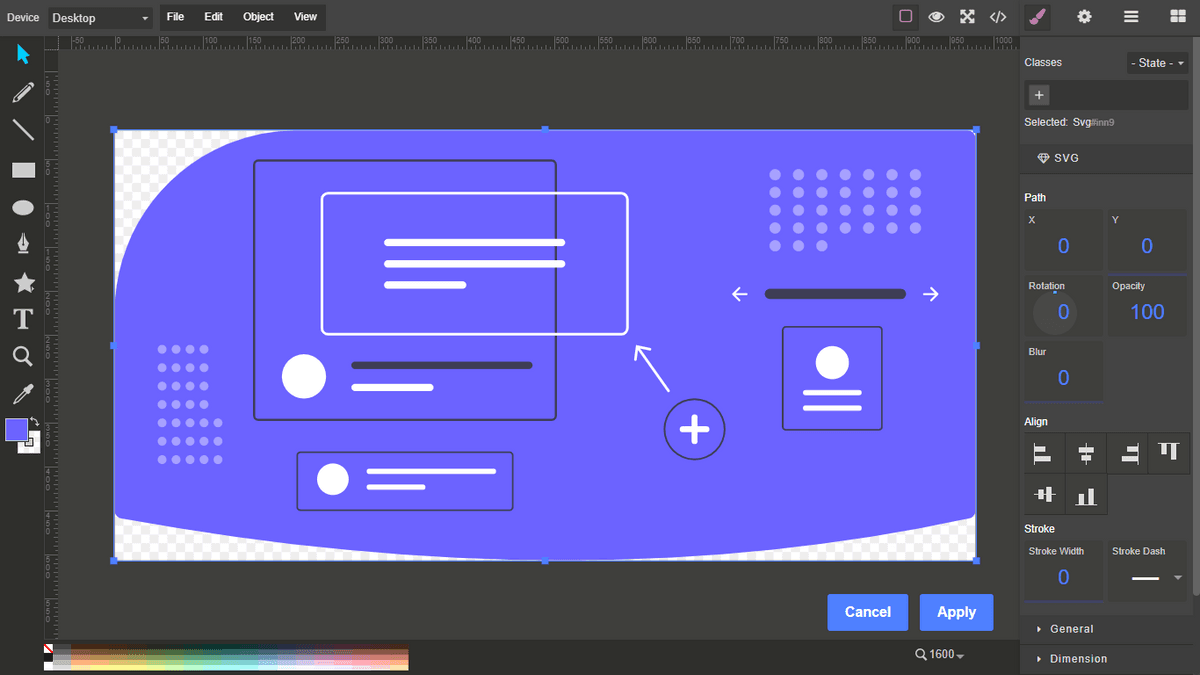 Grapesjs SVG Editor choose the best sets of plugins and presets for