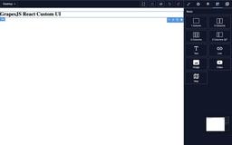 React UI for GrapesJS thumbnail 1