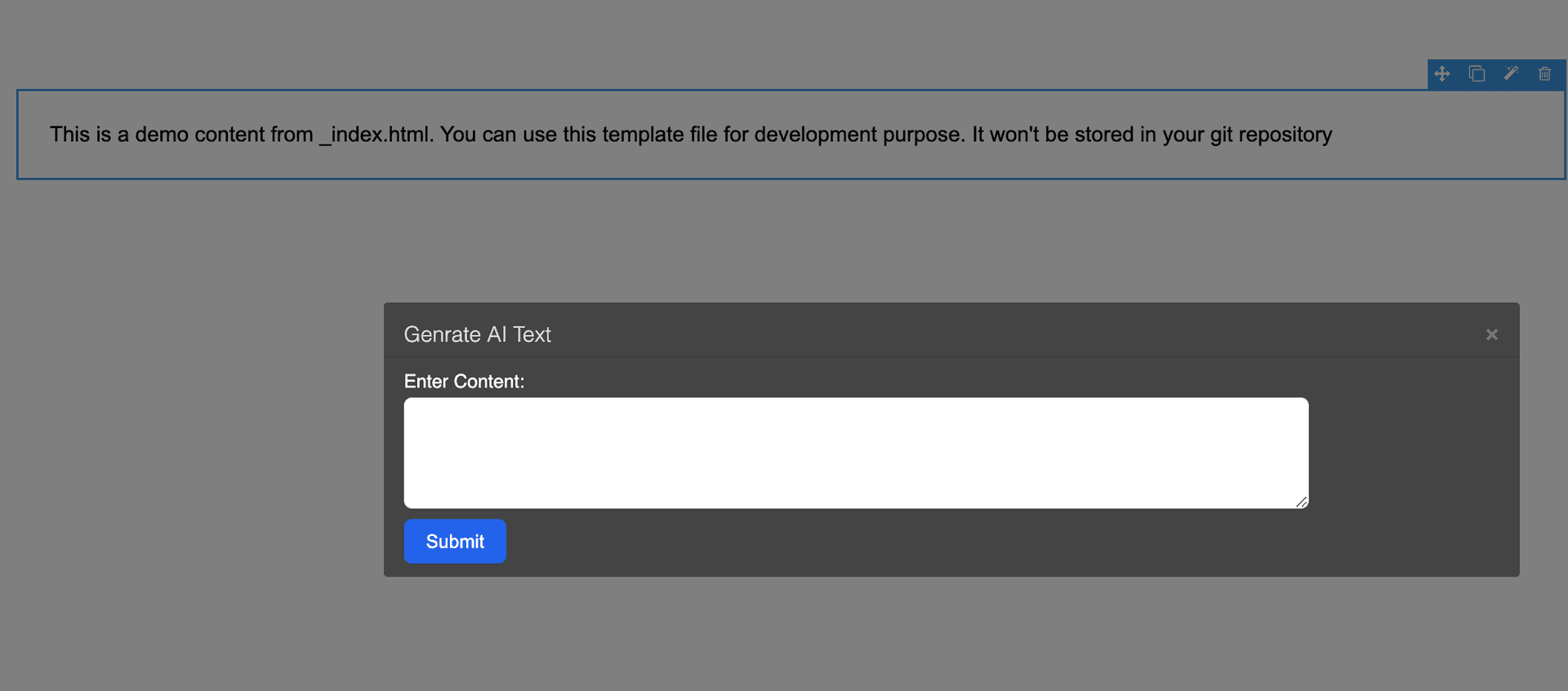 Grapesjs GPT Plugin