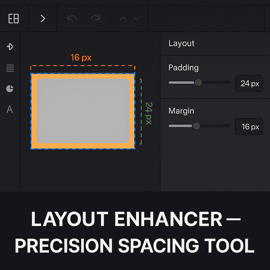 GrapesJS LayoutEnhancer: Precision Spacing Tool
