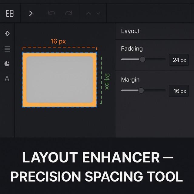 GrapesJS LayoutEnhancer: Precision Spacing Tool