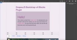 Bootstrap 4 Blocks for GrapesJS thumbnail 3