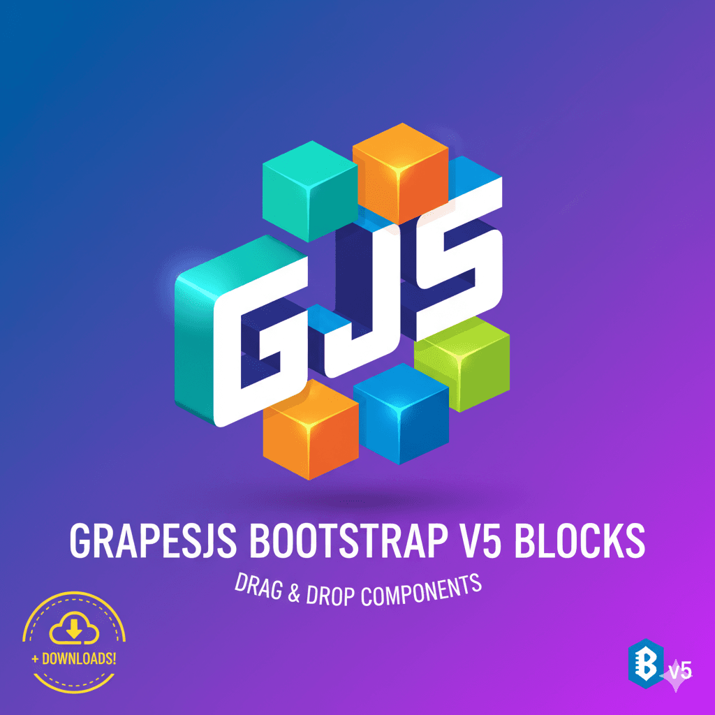 GrapesJS Bootstrap v5 Blocks
