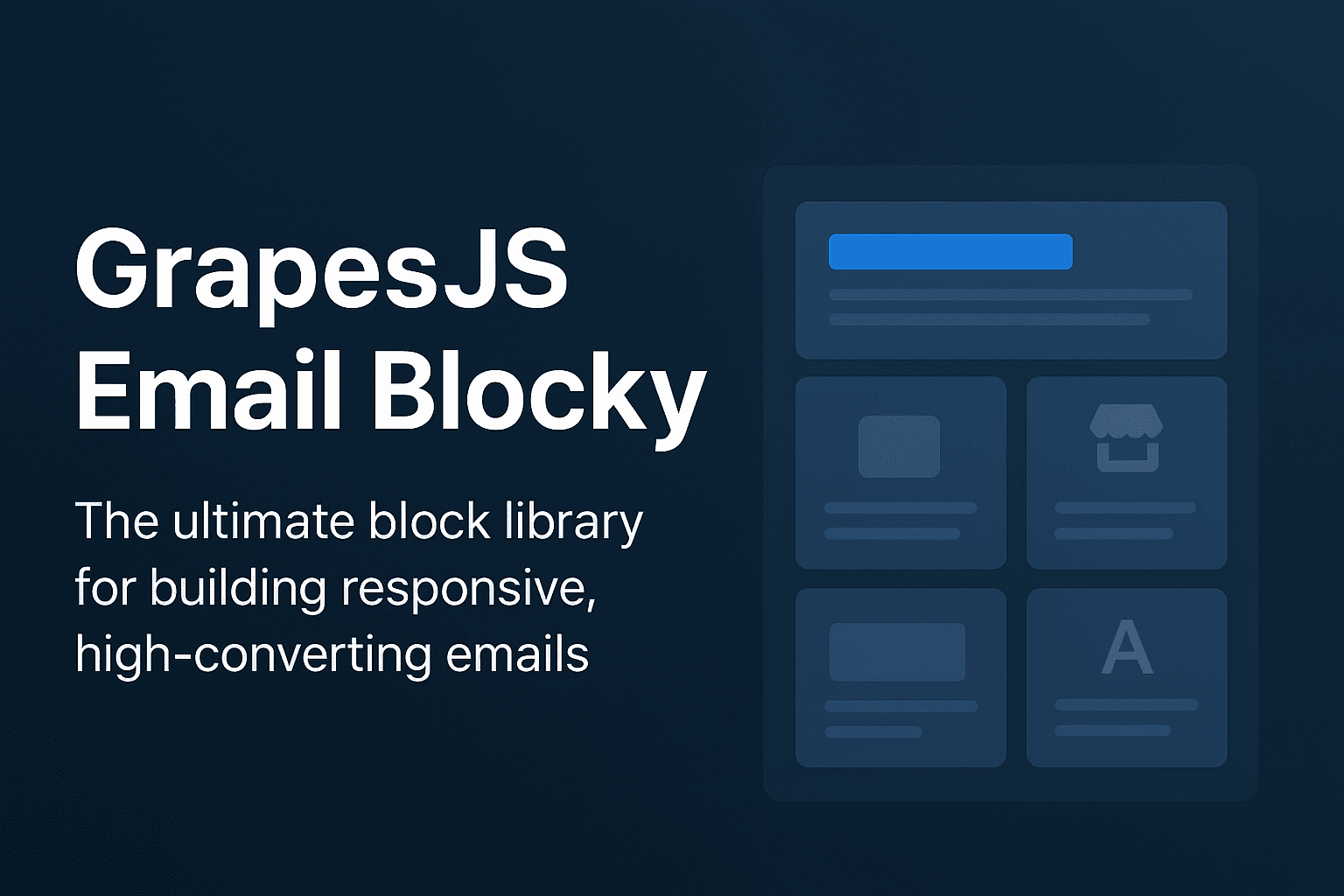 🚀 Introducing GrapesJS Email Blocky: The Ultimate Email Block Library for GrapesJS