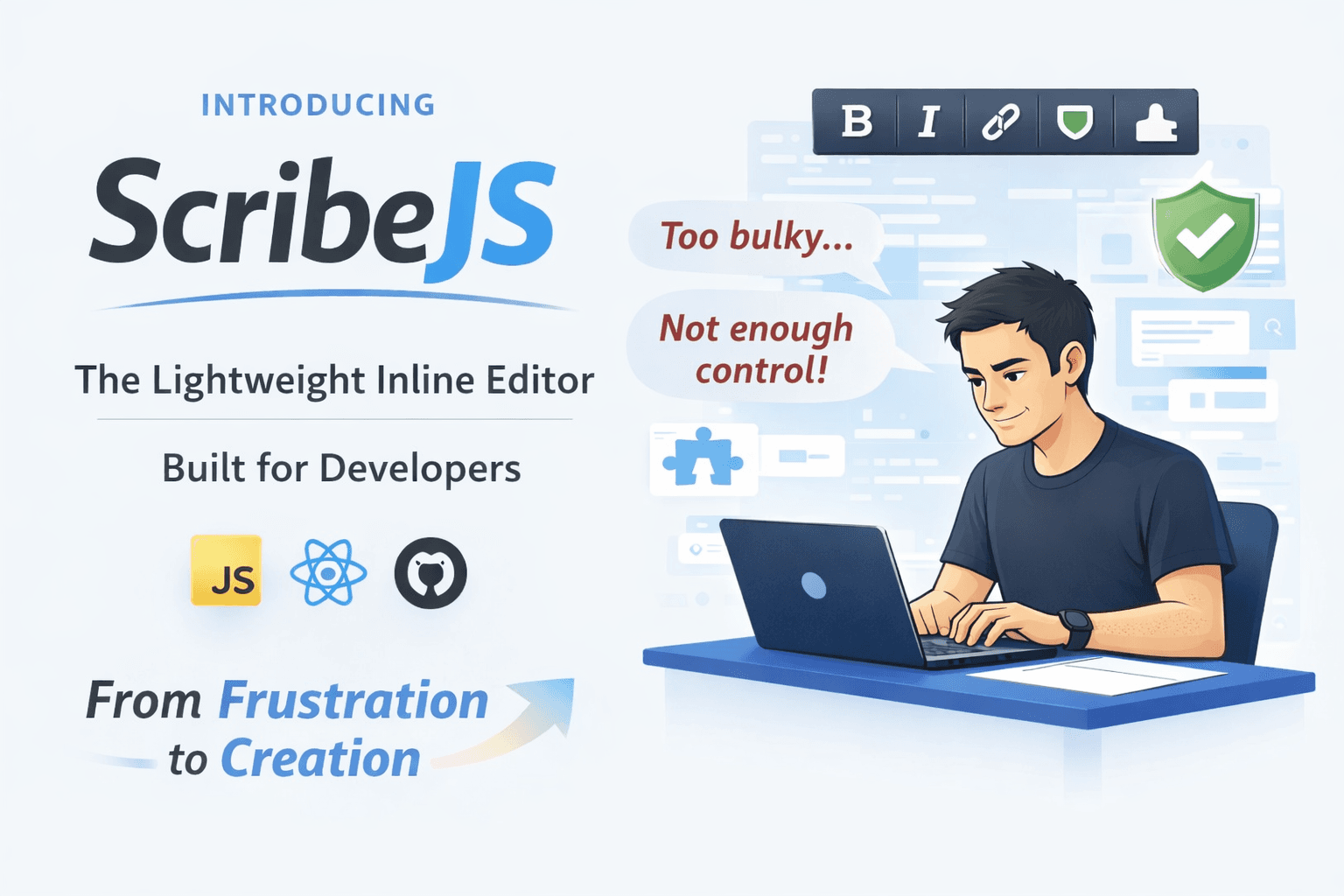 ScribeJS: Lightweight Inline Rich Text Editor