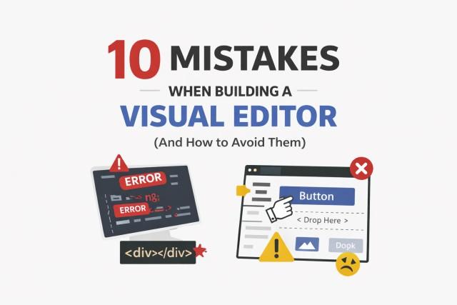 10 Mistakes When Building a Visual Editor