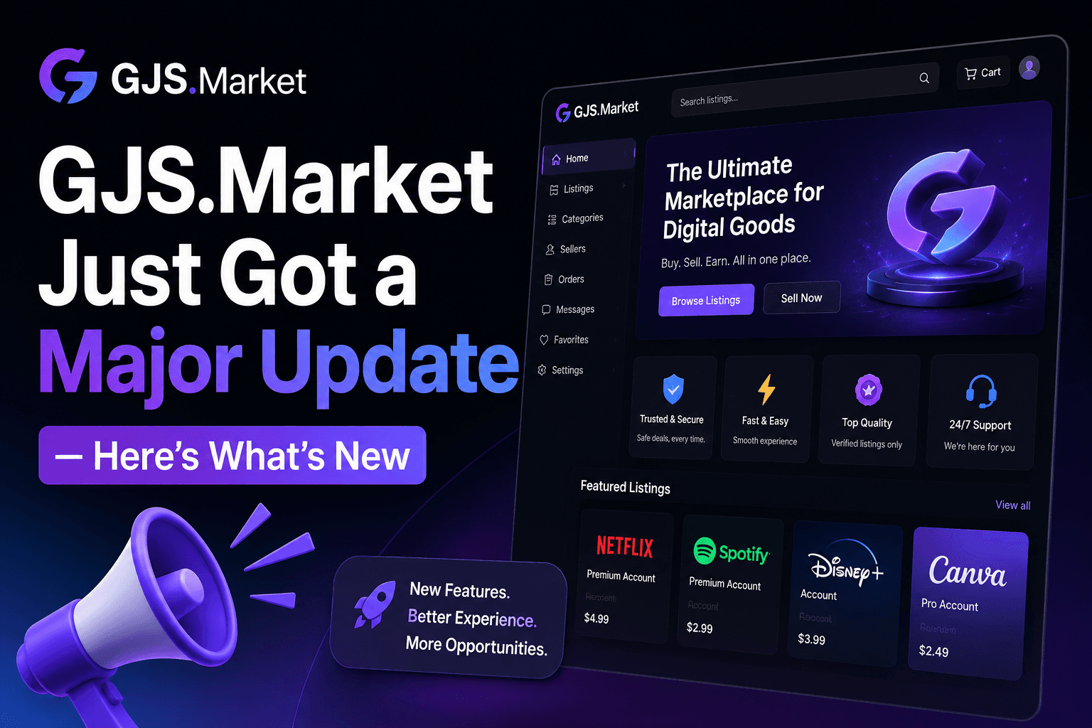 GJS.Market Just Got a Major Update — Here's What's New