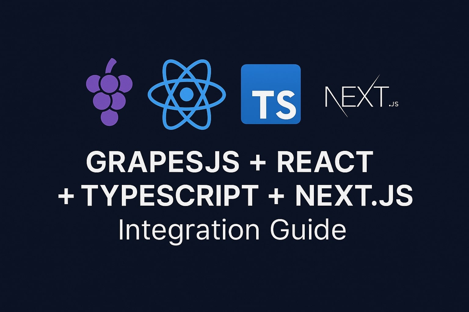Integrating GrapesJS into a Next.js 13+ App with the @grapesjs/react Wrapper