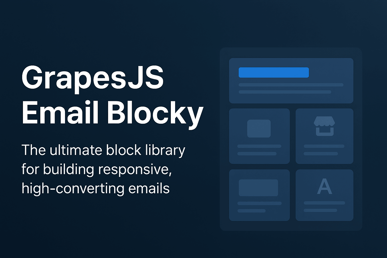 🚀 Introducing GrapesJS Email Blocky: The Ultimate Email Block Library for GrapesJS