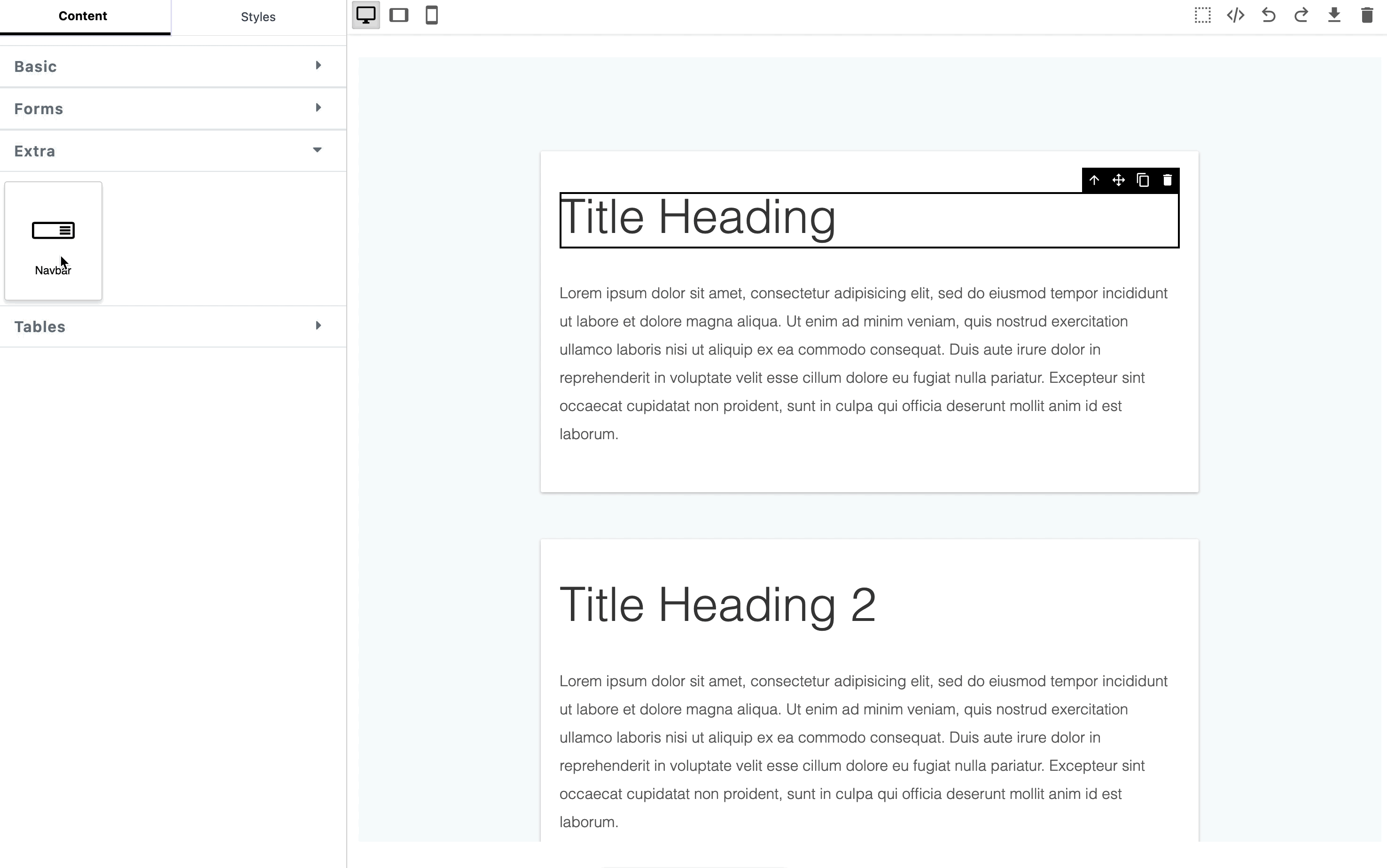 Placeholder 2.0 - New dragging effect for components