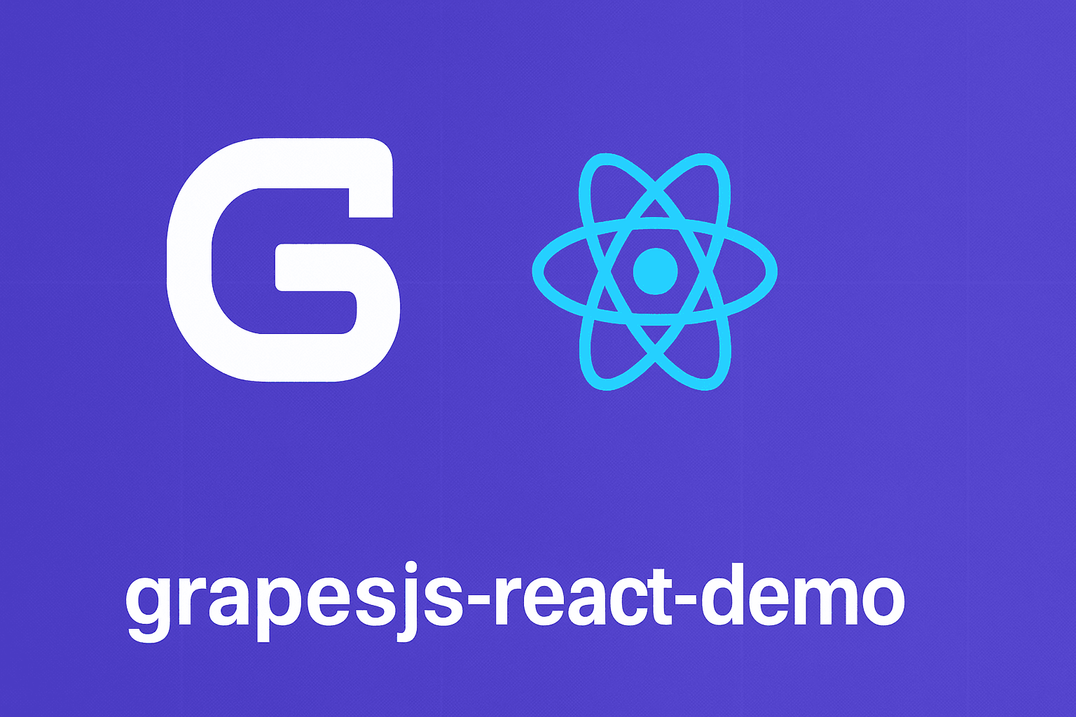 GrapesJS React Demo ā Starter Integration for React Developers